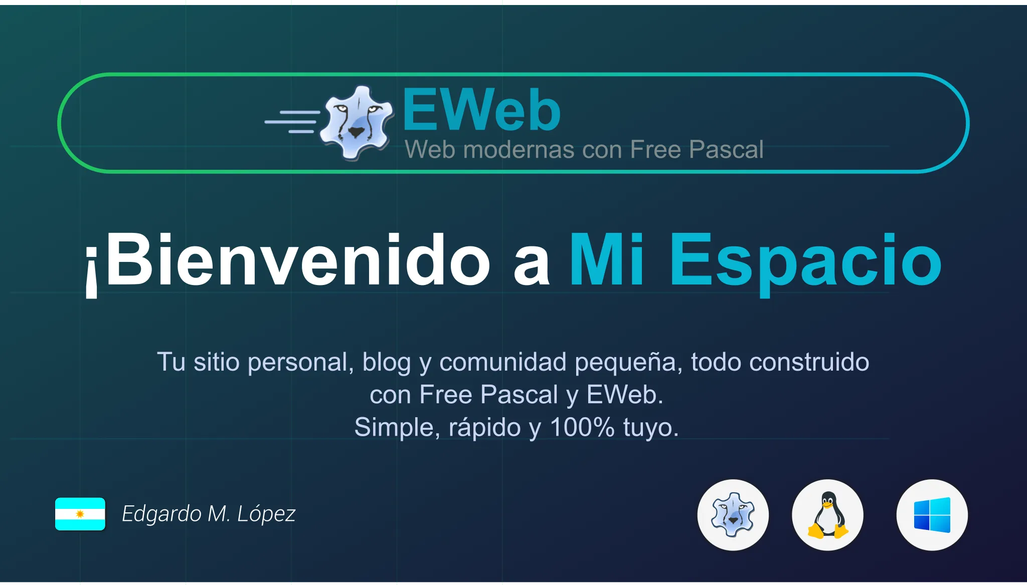 EWeb #1 – Mi Espacio